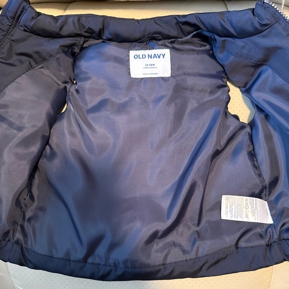 EUC Old Navy Navy Blue Puffer Vest - Picture 3 of 5